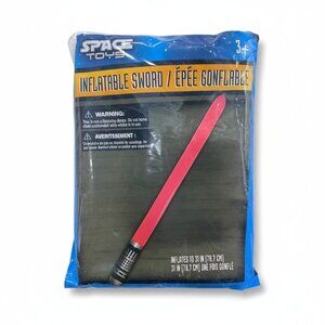 Space Toys Inflatable Sword 31 In Red & Silver For Ages 3+